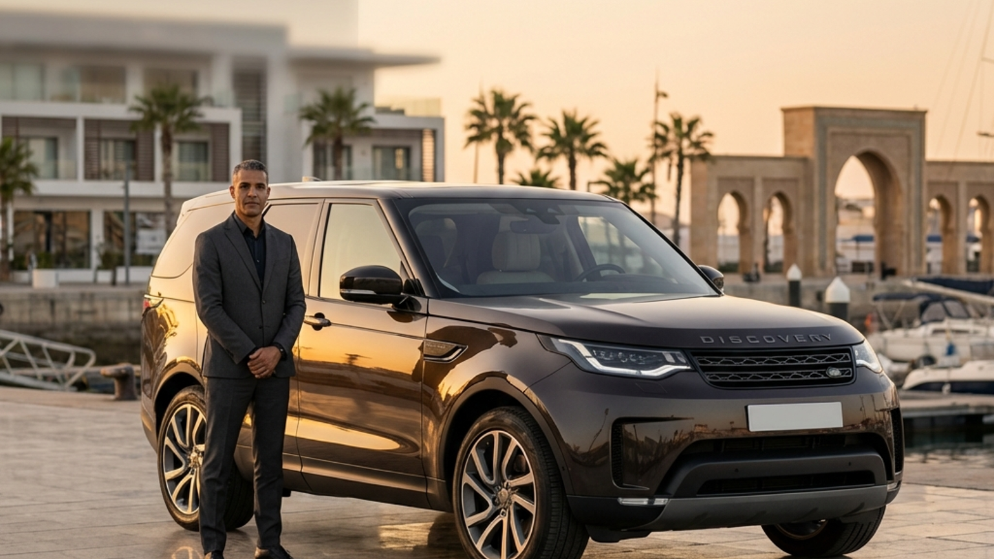 Chauffeur privé à Tanger – Location de voiture à la journée pour la ville et ses environs