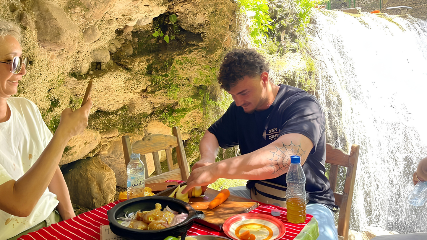 Akchour Waterfalls & Chefchaouen Day Tour with Traditional Tajine Lunch