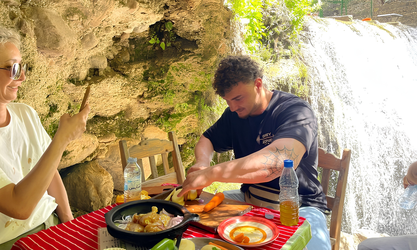 Akchour Waterfalls & Chefchaouen Day Tour with Traditional Tajine Lunch