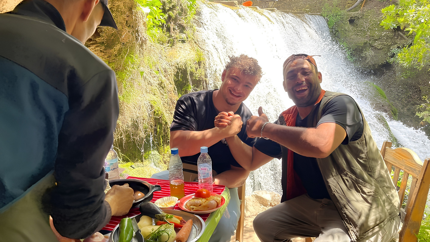 Akchour Waterfalls & Chefchaouen Day Tour with Traditional Tajine Lunch