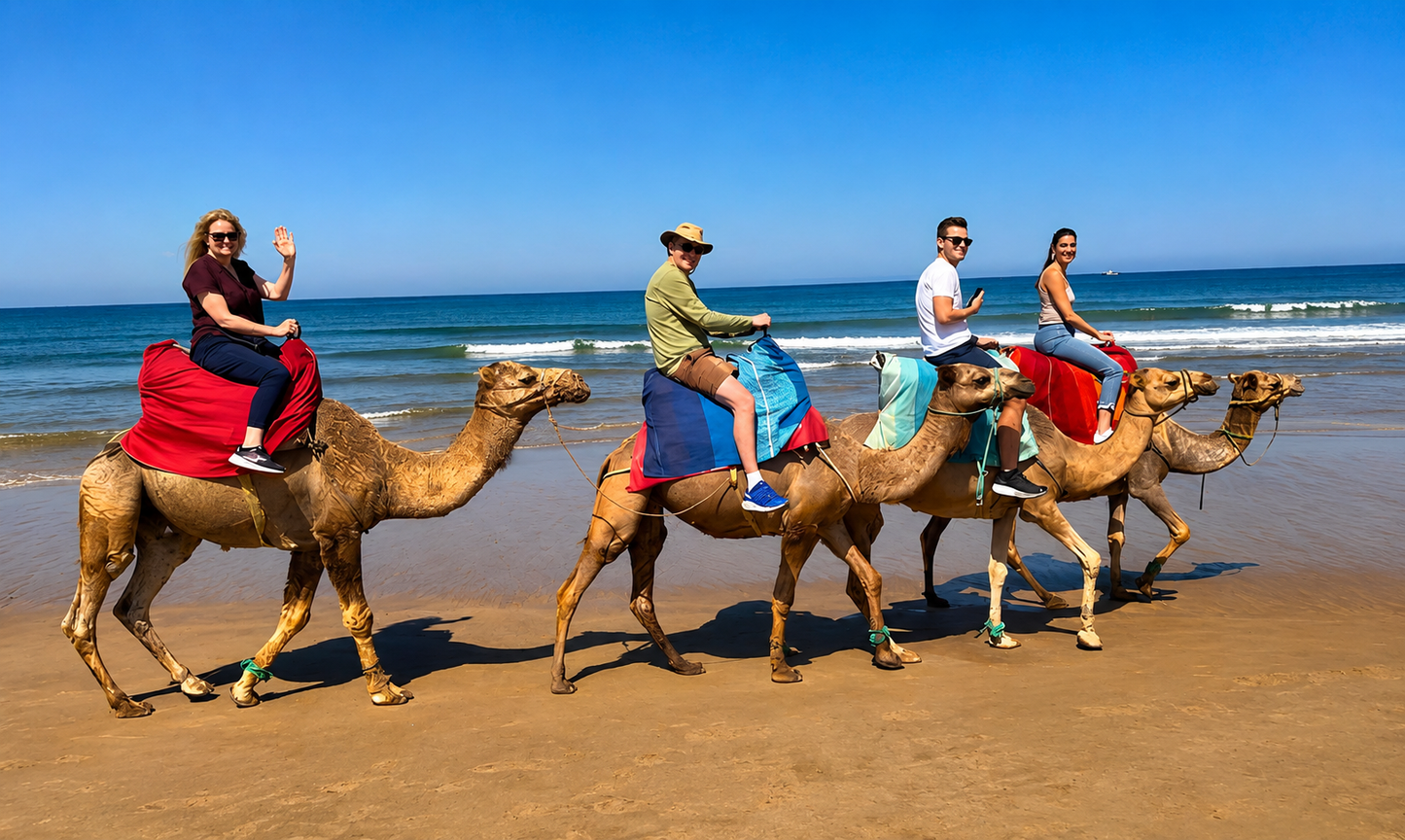 Cape Spartel & Hercules Caves Tour – 5 Hours with Camel Ride