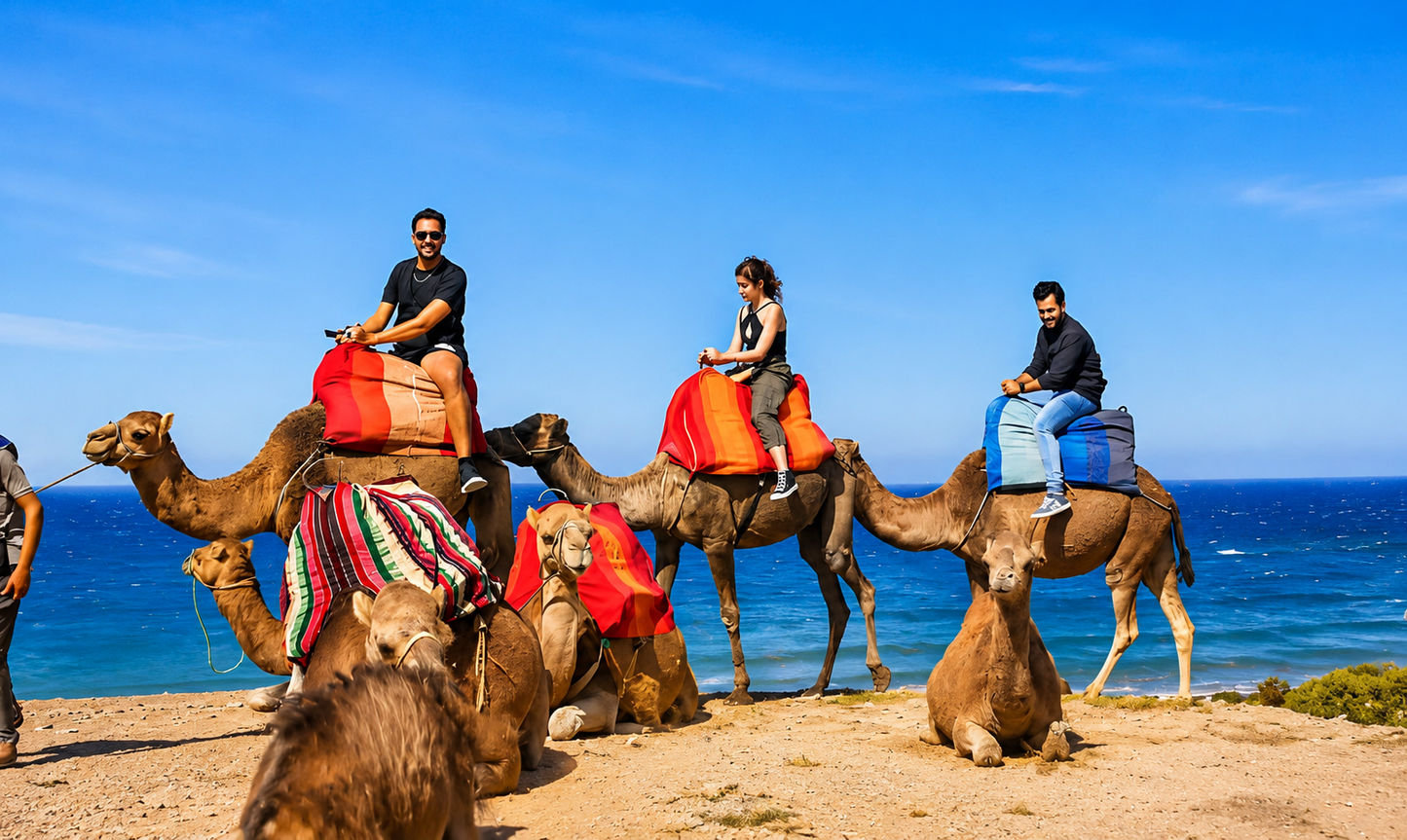 Cape Spartel & Hercules Caves Tour – 5 Hours with Camel Ride